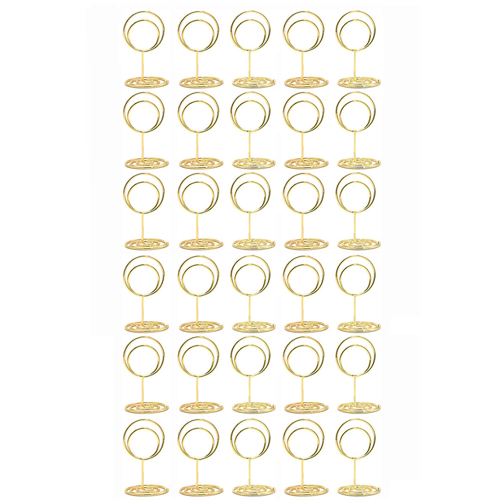 ที่ใส่การ์ดติดโต๊ะทรงกลม 30 ชิ - Table Number Gold บทวิจารณ์และราคา